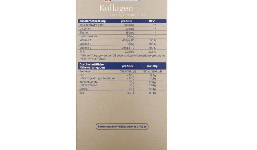 ودر کلاژن آلتافارما (altapharma Kollagen 3.000 mg hochdosiert 100 g 20 Sticks)