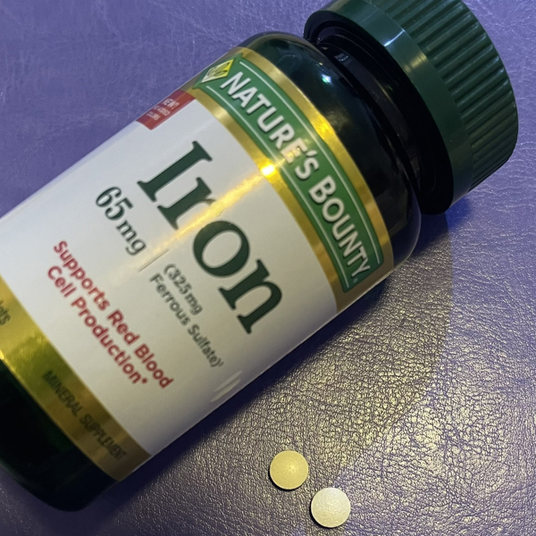 قرص آهن نیچرز بونتی 65 میلی گرم