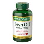 مکمل کامل فیش اویل Fish Oil امگا۳ نیچرز بونتی ۱۲۰ عددی