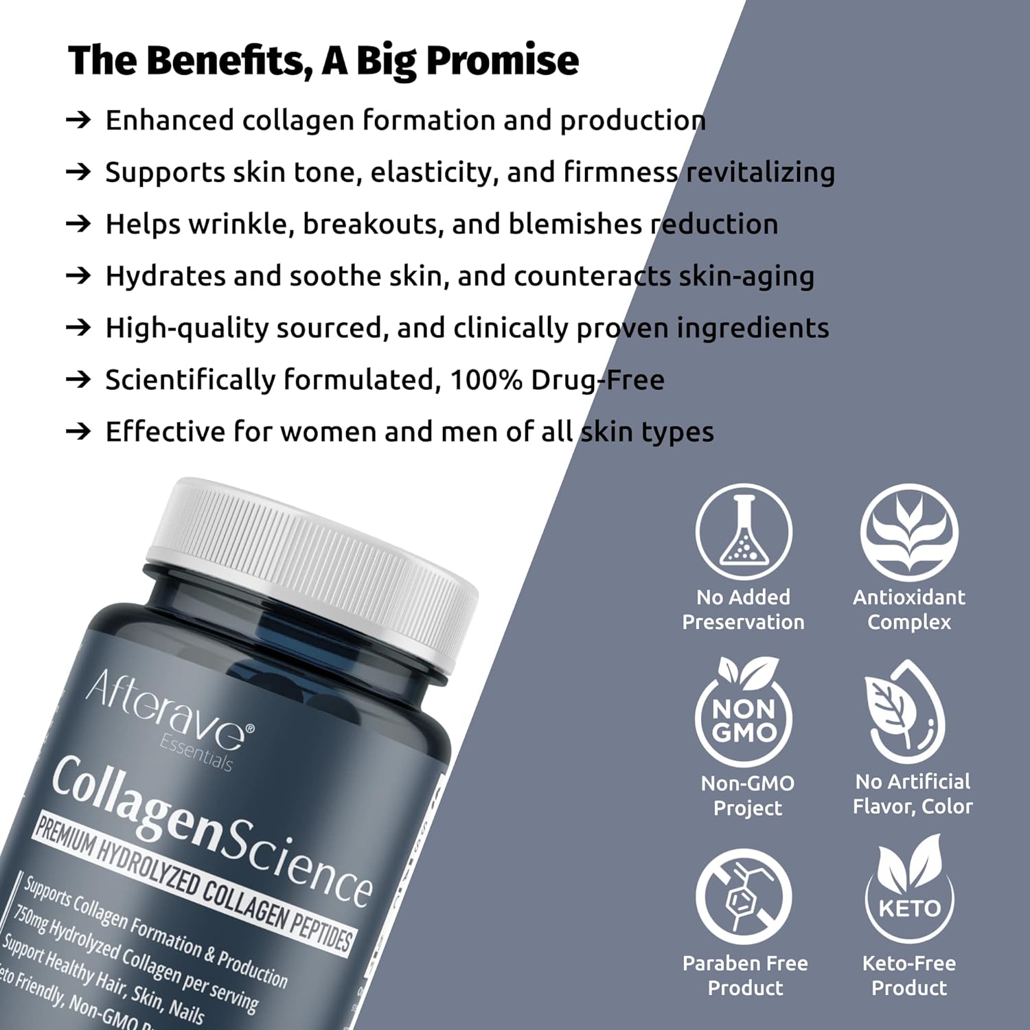 مکمل کلاژن ساینس افتر ایو (collagen science afterave)