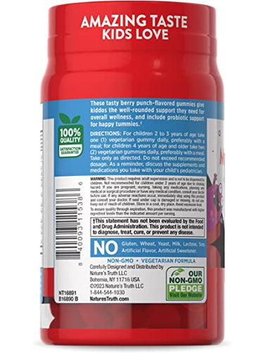 پاستیل مولتی ویتامین کودکان نیچرز تروث