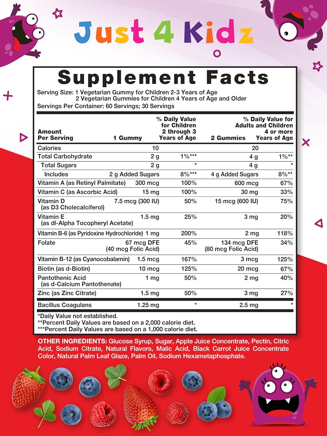پاستیل مولتی ویتامین کودکان نیچرز تروث