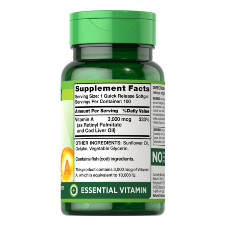 قرص ویتامین آ نیچرز تروث - Image 2