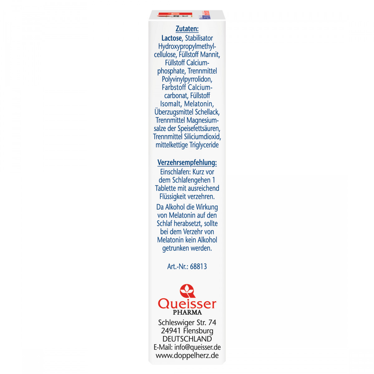 قرص ملاتونین دوپل هرز (Doppelherz Melatonin)